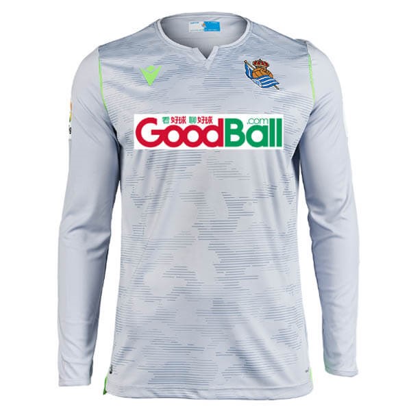 Camiseta Real Sociedad Replica Primera Ropa ML Portero 2019/20 Gris